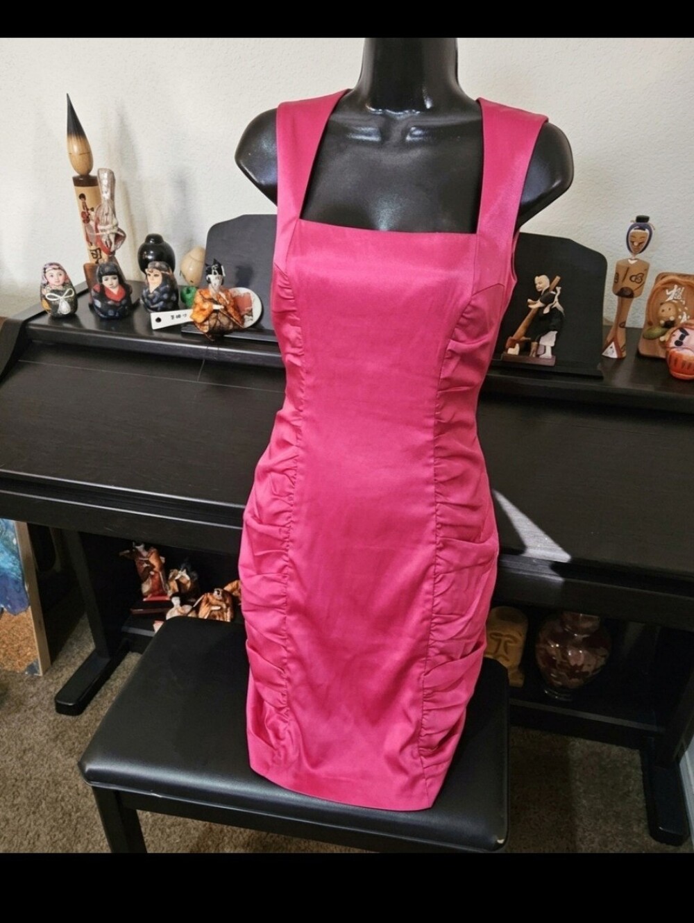 Hard to find NWOT Y2k, 2007 Arden B. Iridescent Magenta Dress